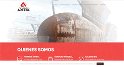 Desktop Screenshot of hierrosarteta.com