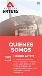 Mobile Screenshot of hierrosarteta.com